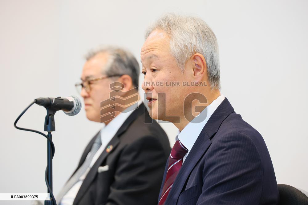 Japan Marine United (JMU) President's inauguration press conference