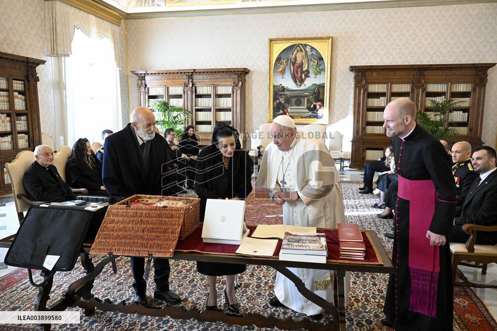 Pope Francis Private Audience - Vatican
