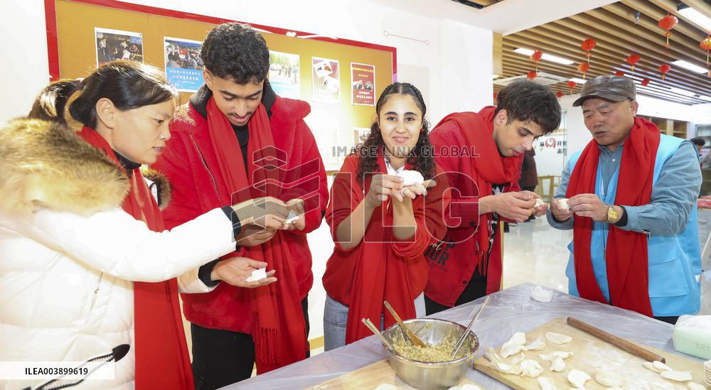 International Students Experience Spring Festival Customs