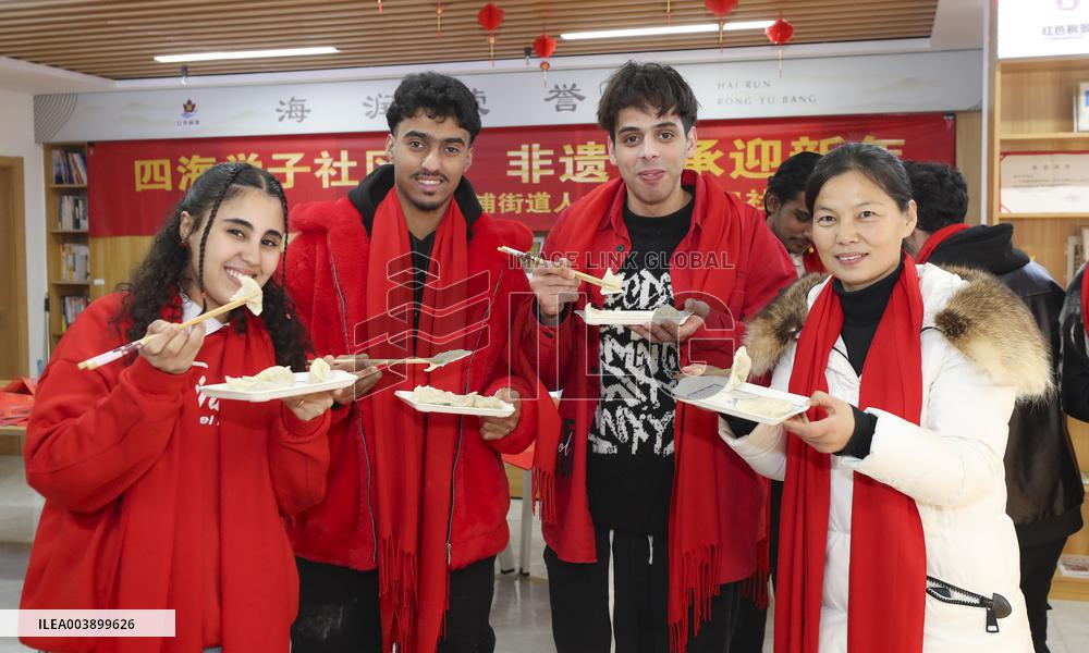 International Students Experience Spring Festival Customs