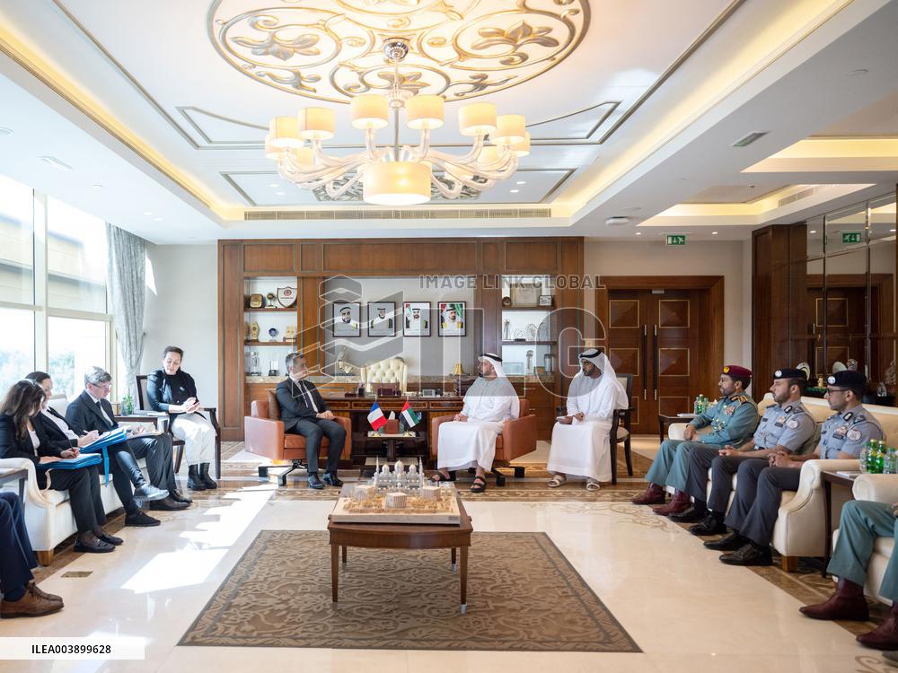 Gerald Darmanin Meeting UAE Justice Minister - Abu Dhab