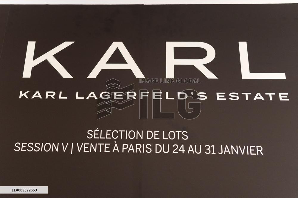Auction of Karl Lagerfeld's Personal Collection - Paris