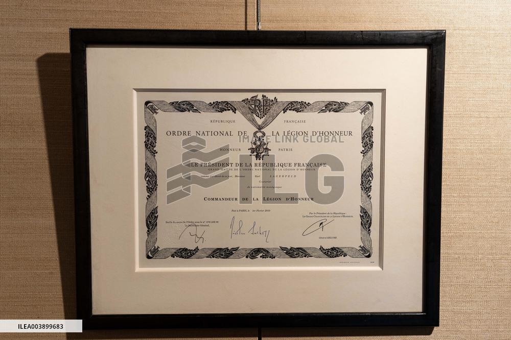 Auction of Karl Lagerfeld's Personal Collection - Paris