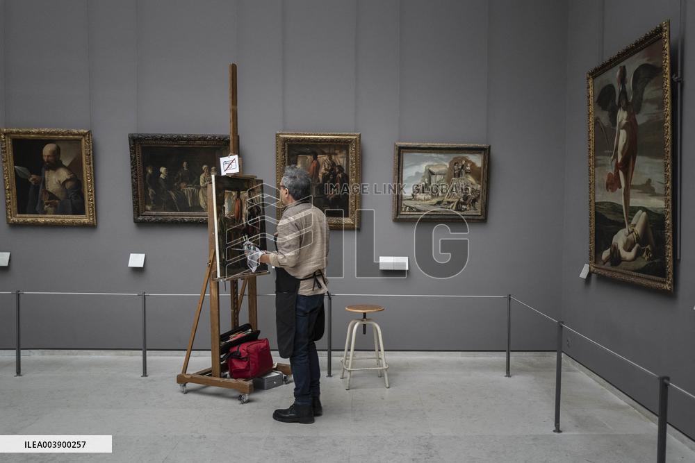 Illustrations Of Louvre Museum Atmosphere - Paris