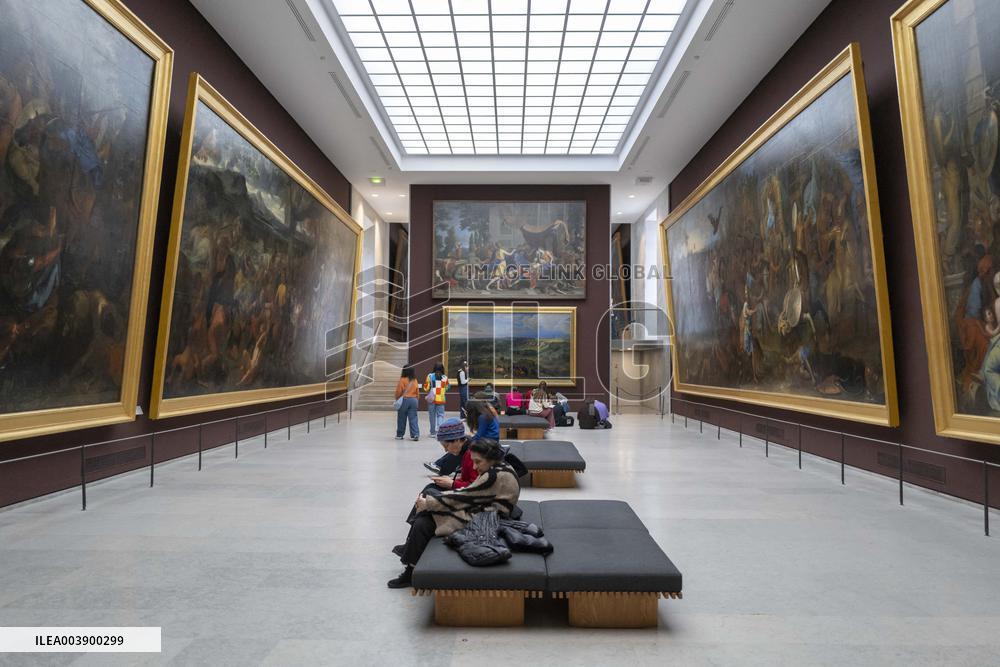 Illustrations Of Louvre Museum Atmosphere - Paris
