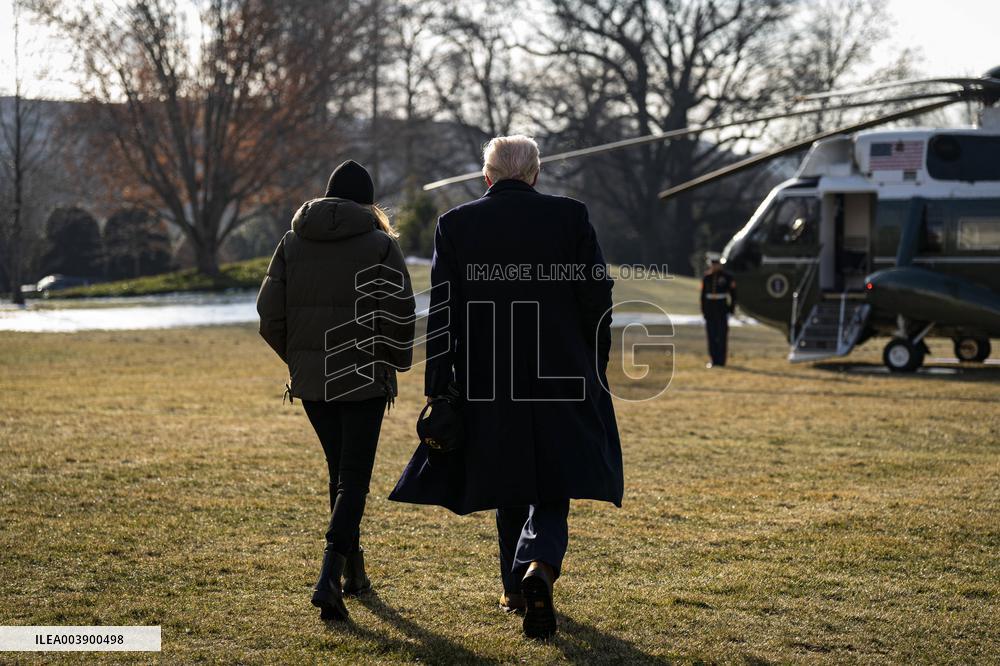 President Trump Speaks To Media At White House - DC