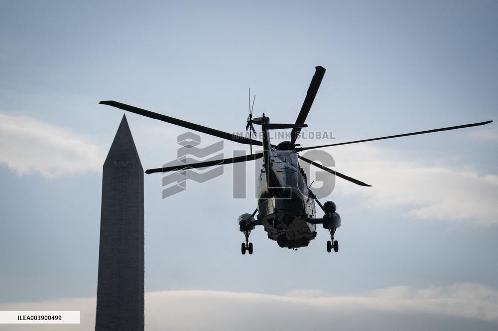 President Trump Speaks To Media At White House - DC