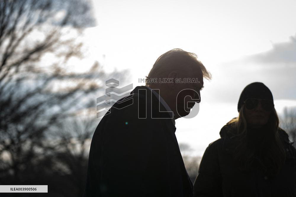 President Trump Speaks To Media At White House - DC