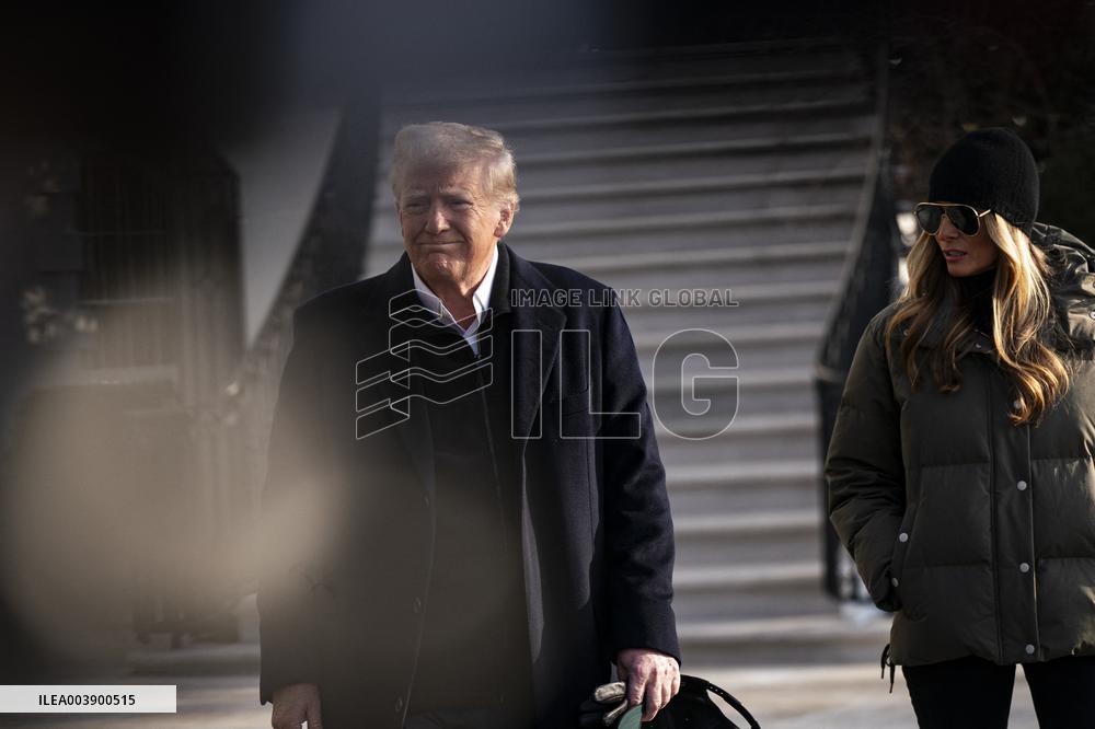 President Trump Speaks To Media At White House - DC