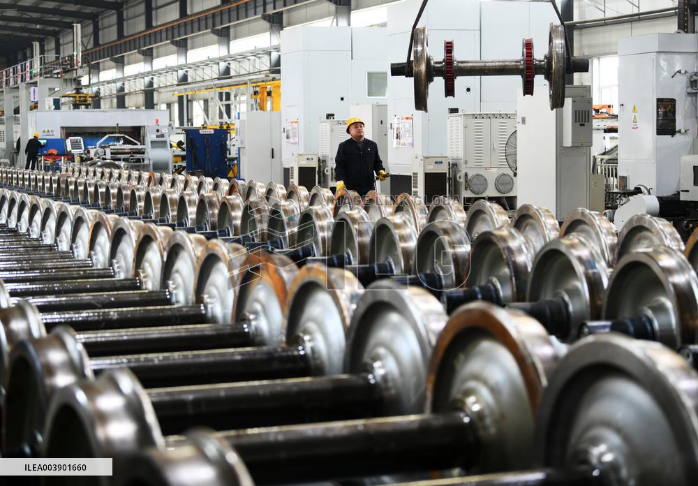 Train Wheelsets Production