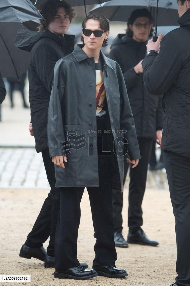 PFW Dior Homme Arrivals