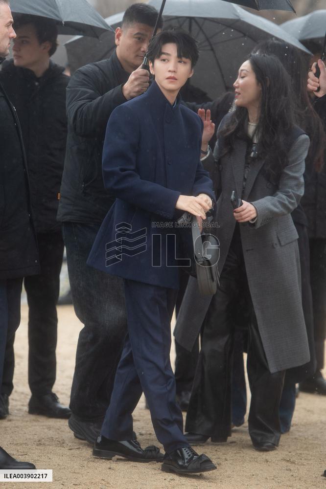 PFW Dior Homme Arrivals