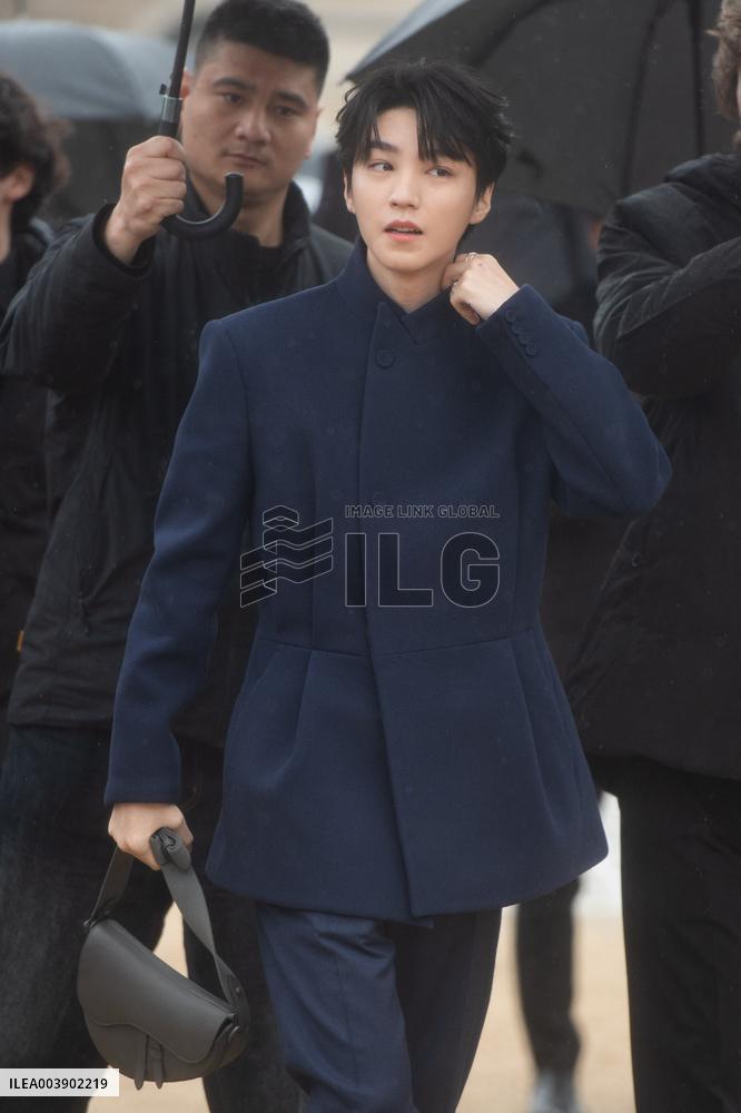 PFW Dior Homme Arrivals