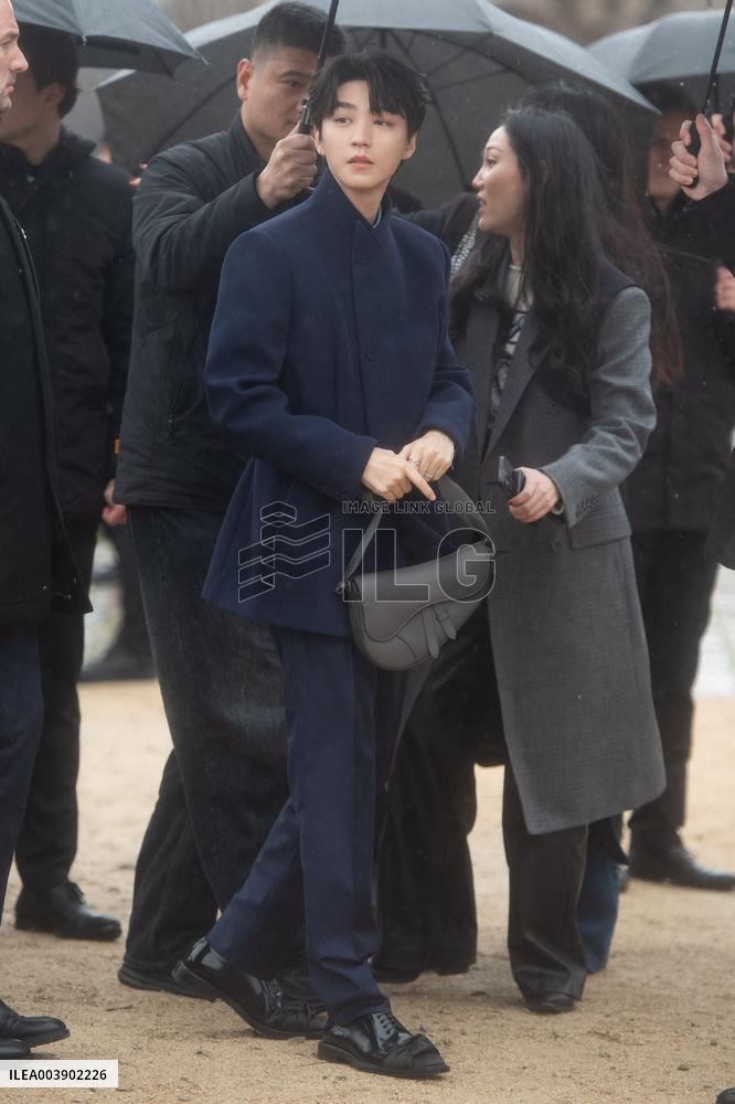 PFW Dior Homme Arrivals