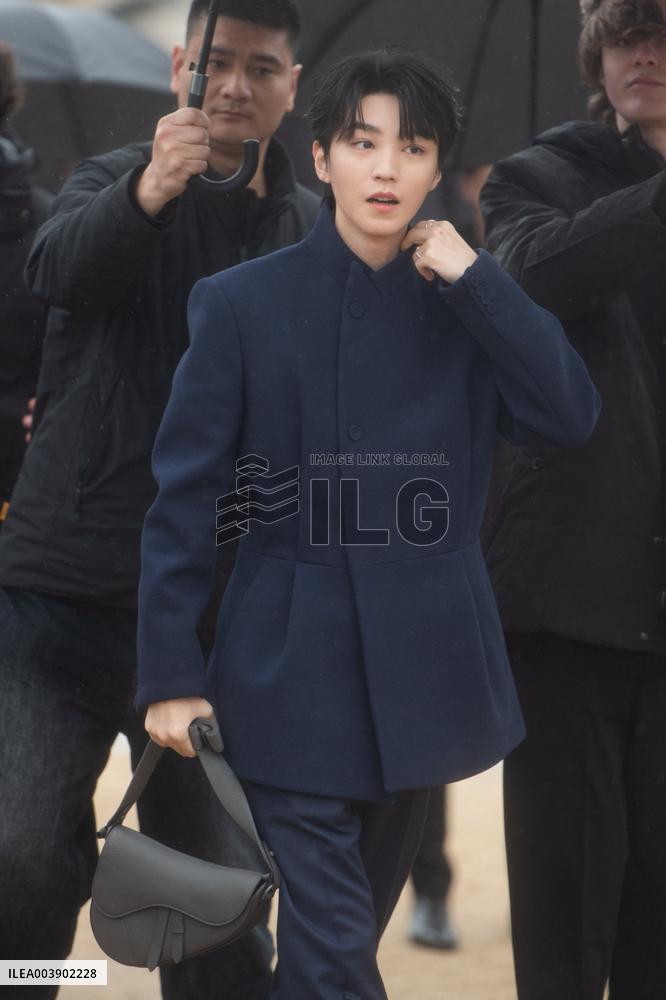 PFW Dior Homme Arrivals