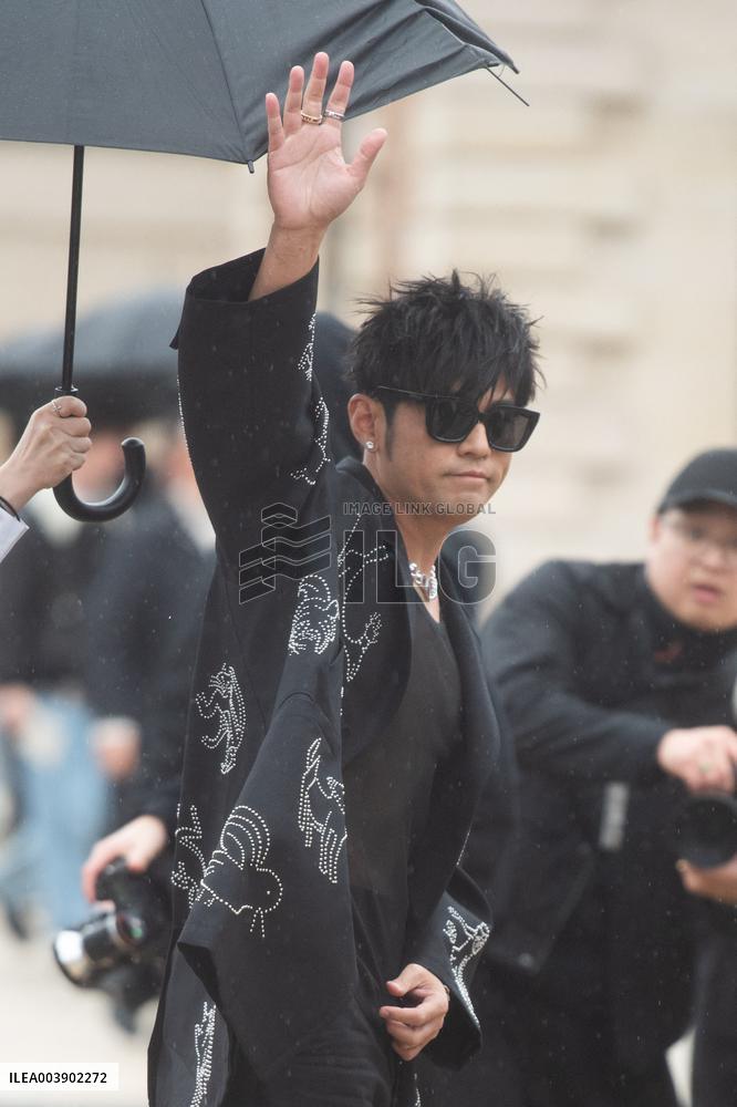 PFW Dior Homme Arrivals