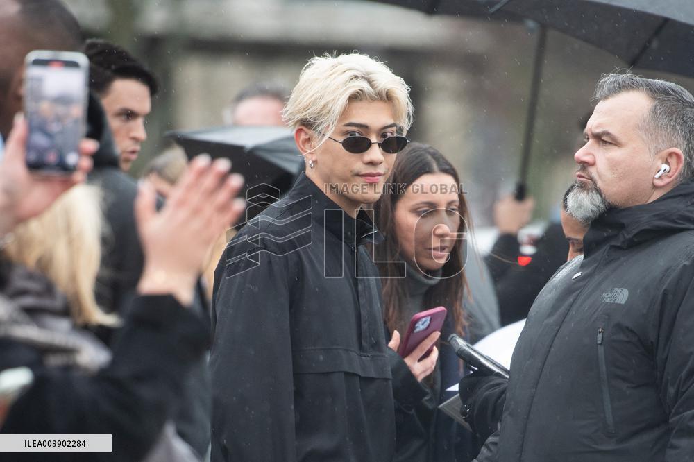 PFW Dior Homme Arrivals