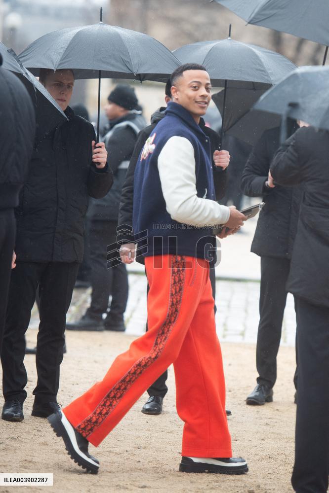 PFW Dior Homme Arrivals