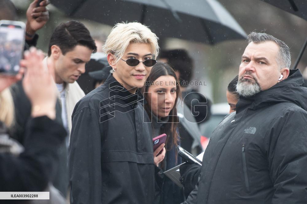 PFW Dior Homme Arrivals