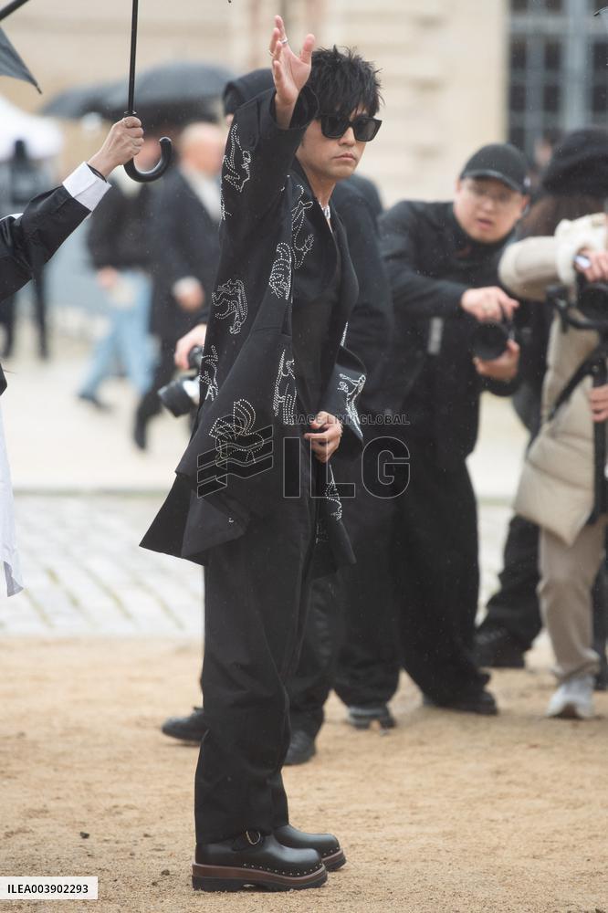 PFW Dior Homme Arrivals