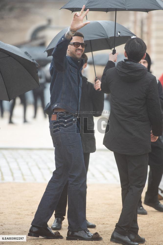 PFW Dior Homme Arrivals