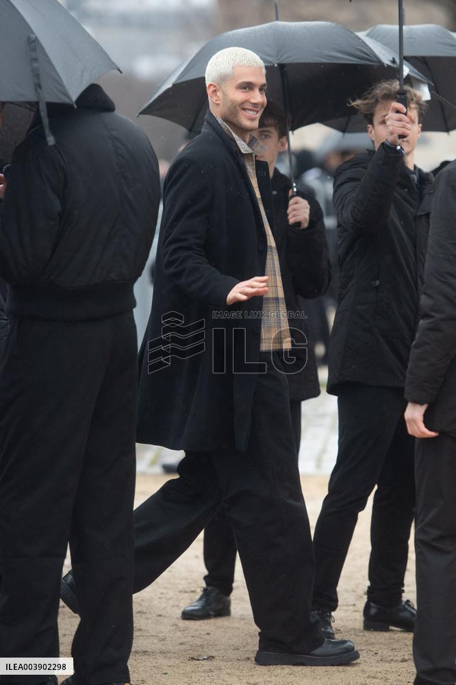 PFW Dior Homme Arrivals