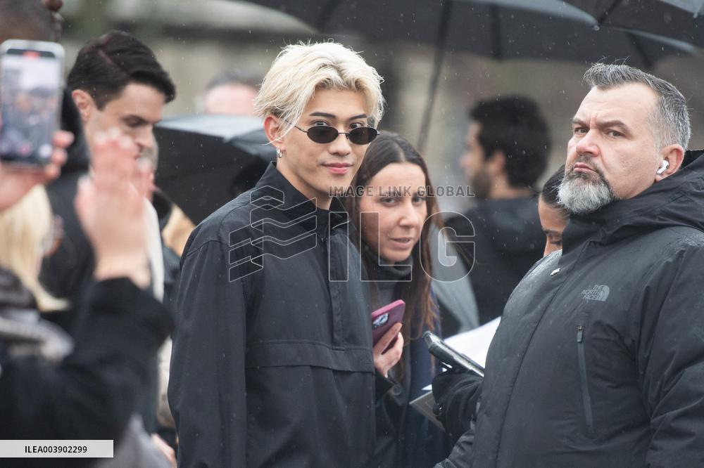 PFW Dior Homme Arrivals