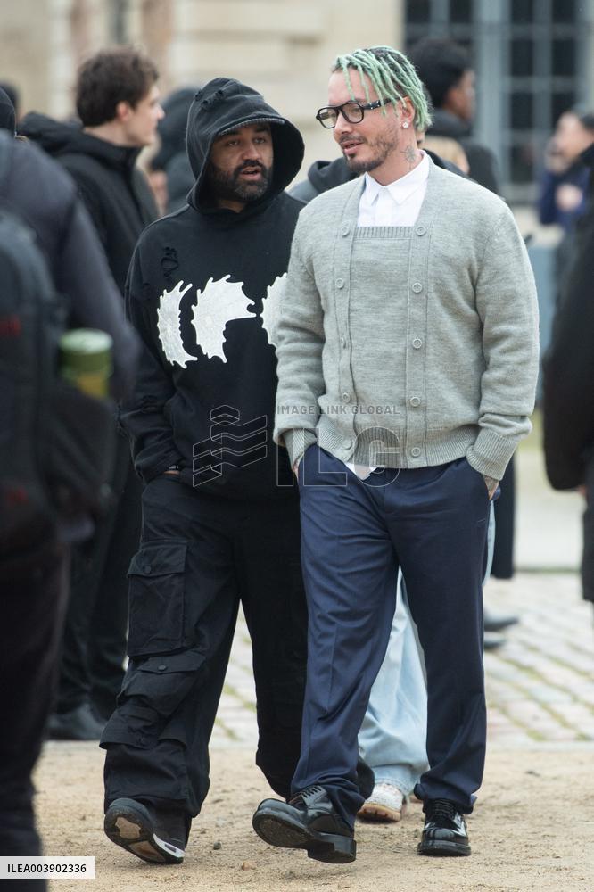 PFW Dior Homme Arrivals