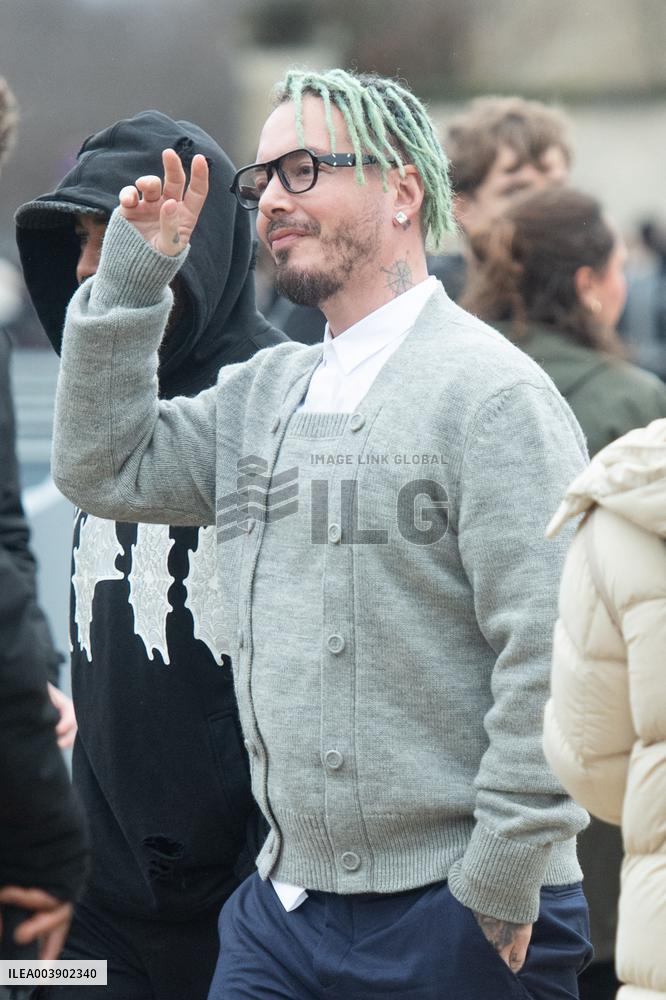 PFW Dior Homme Arrivals