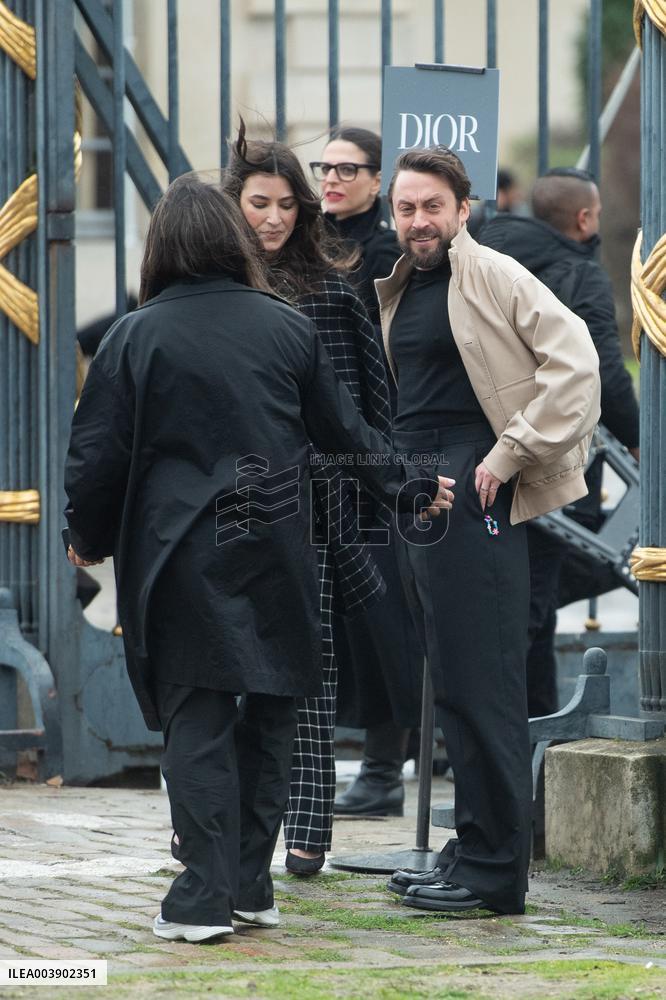 PFW Dior Homme Arrivals