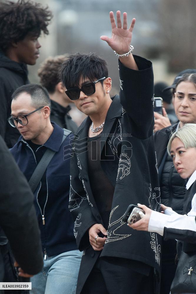 PFW Dior Homme Arrivals