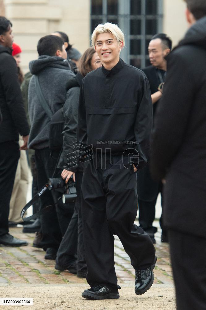 PFW Dior Homme Arrivals