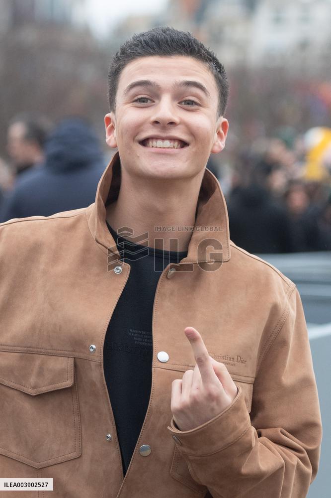 PFW Dior Homme Arrivals