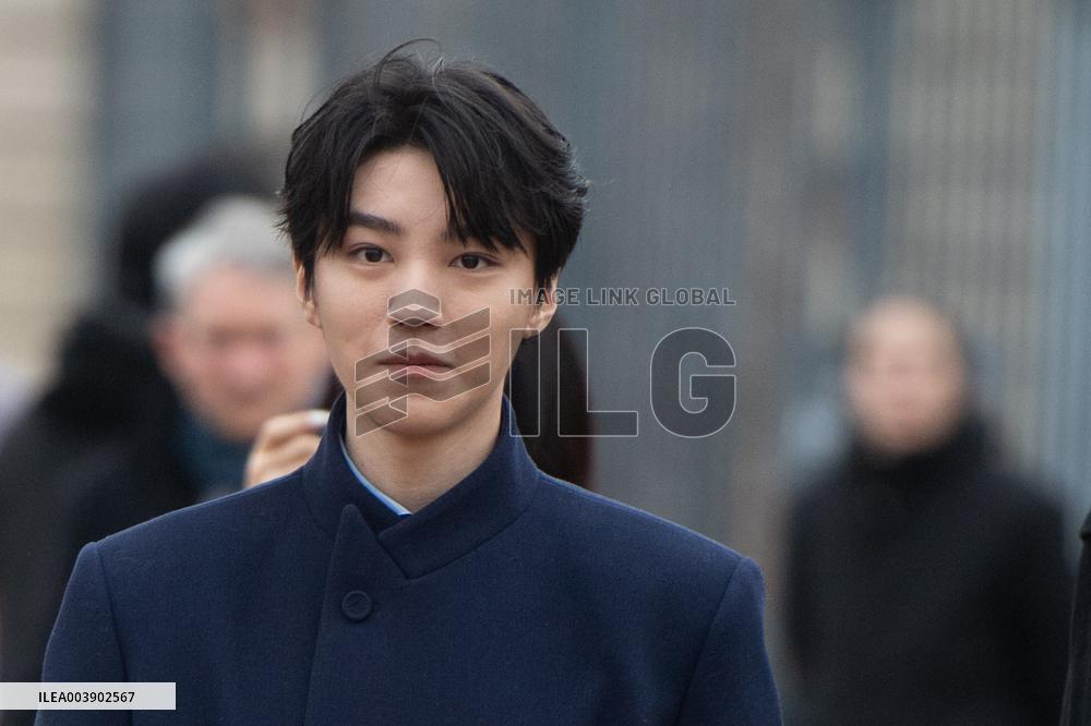 PFW Dior Homme Arrivals