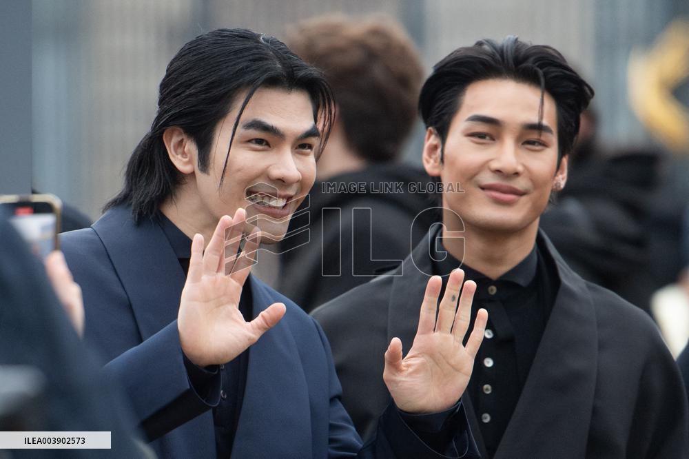PFW Dior Homme Arrivals