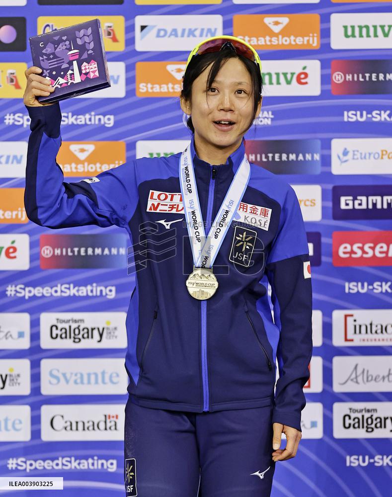 Speed skating: Takagi wins 34th World Cup gold