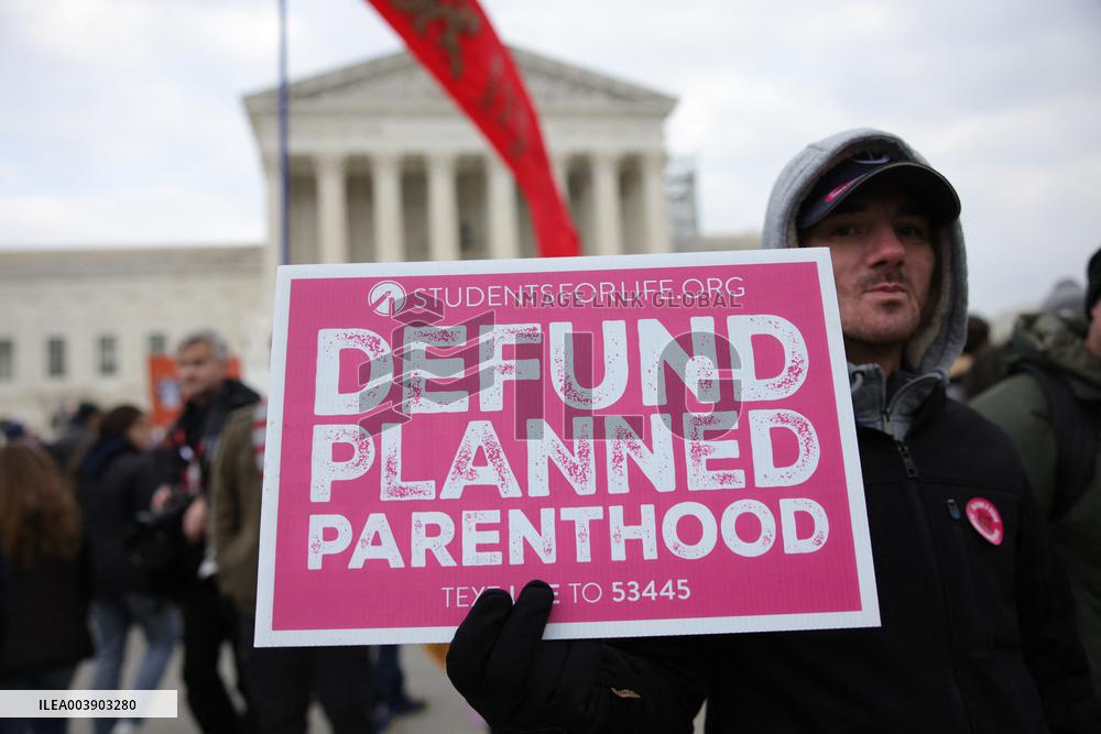 Anti-Abortion Protest - Washington