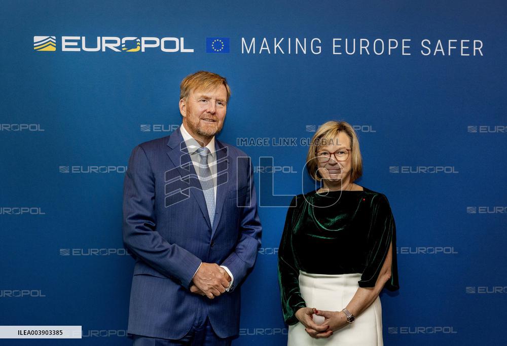 King Willem-Alexander Pays Working Visit To Europol - The Hague