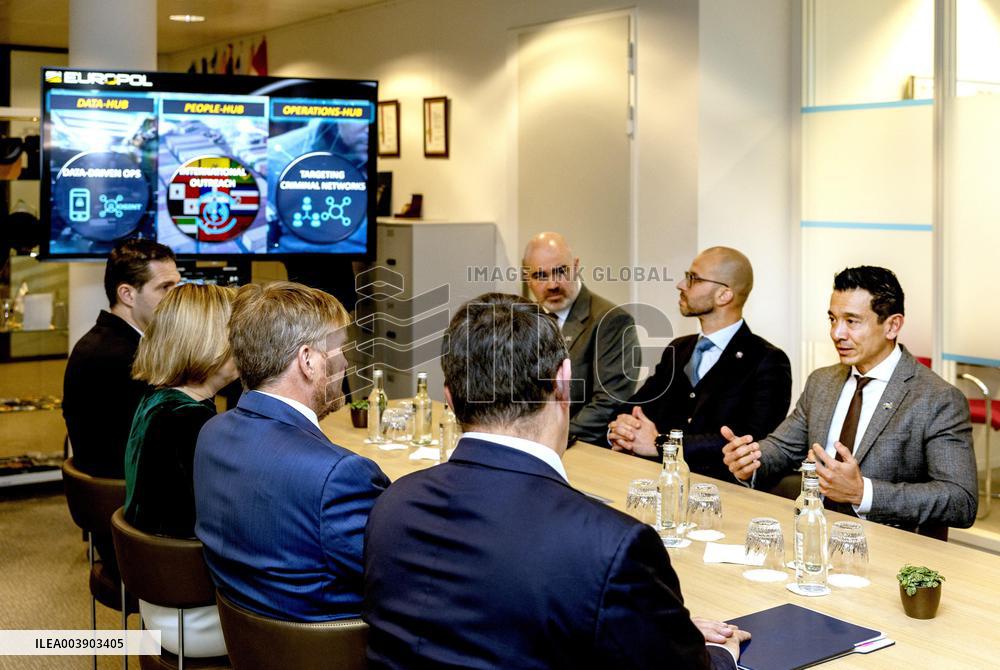 King Willem-Alexander Pays Working Visit To Europol - The Hague