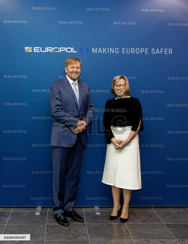 King Willem-Alexander Pays Working Visit To Europol - The Hague