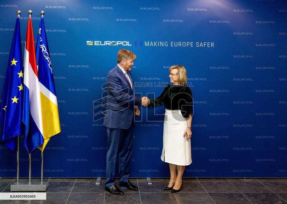 King Willem-Alexander Pays Working Visit To Europol - The Hague