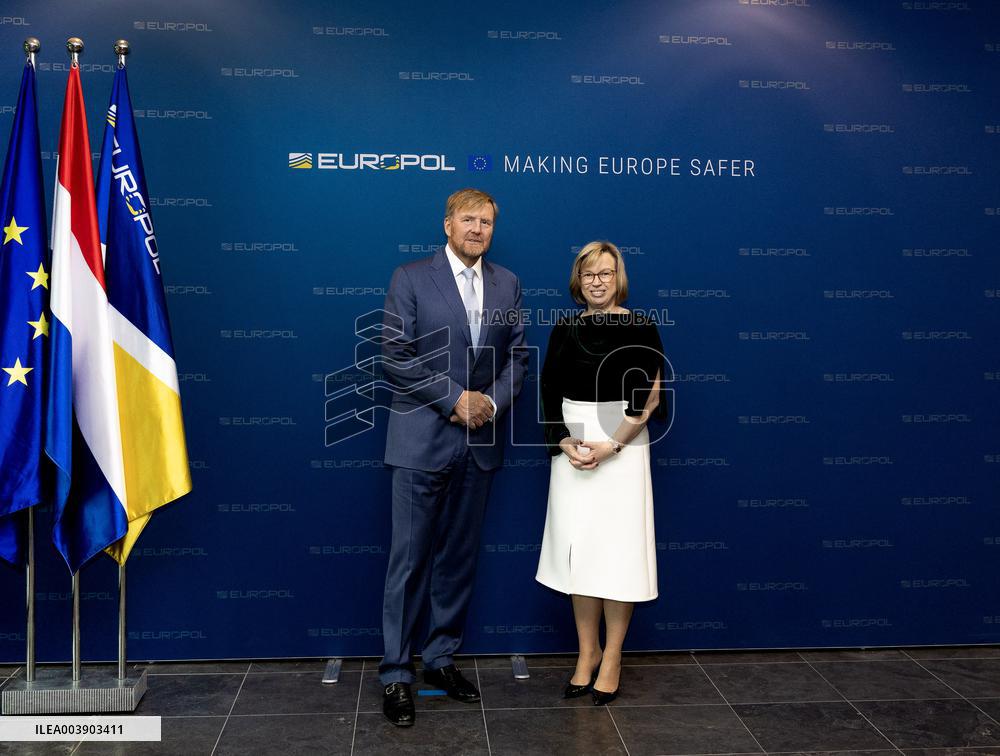 King Willem-Alexander Pays Working Visit To Europol - The Hague