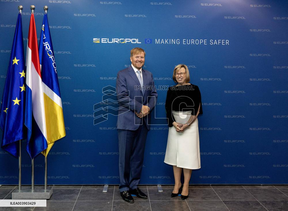 King Willem-Alexander Pays Working Visit To Europol - The Hague