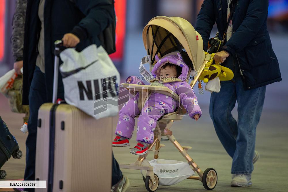 People Returning Home During The Spring Festival