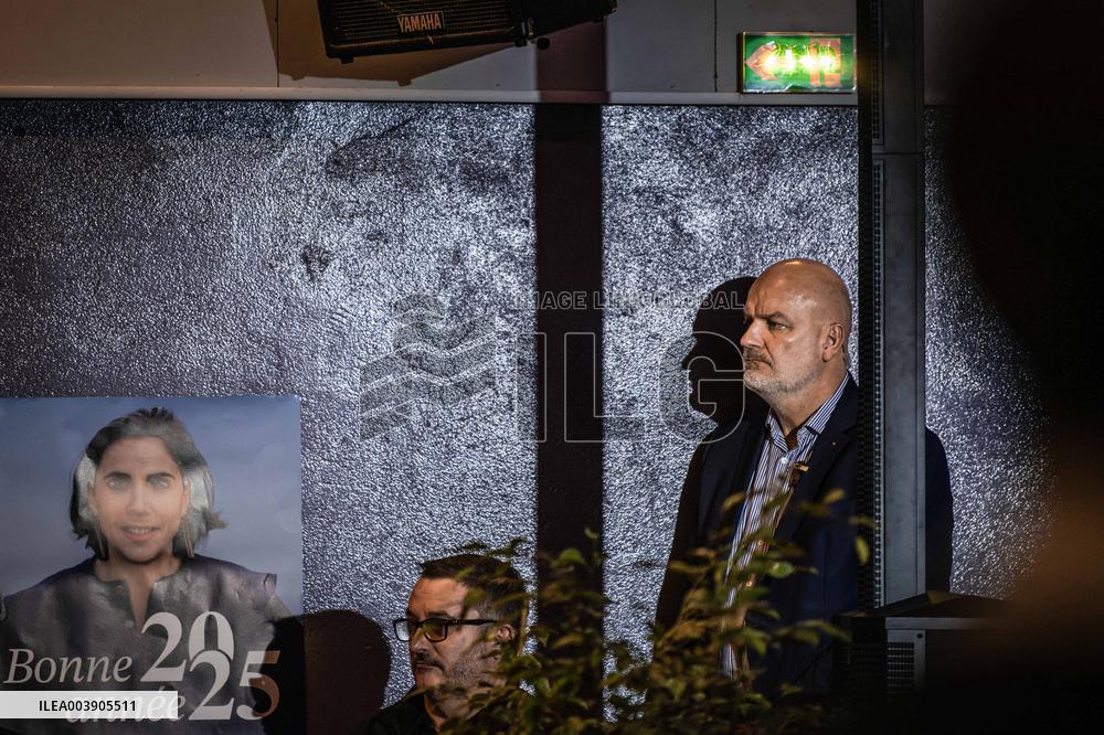 Jordan Bardella At 2025 New Year's Ceremony of Laure Lavalette - La Vallette-du-Var