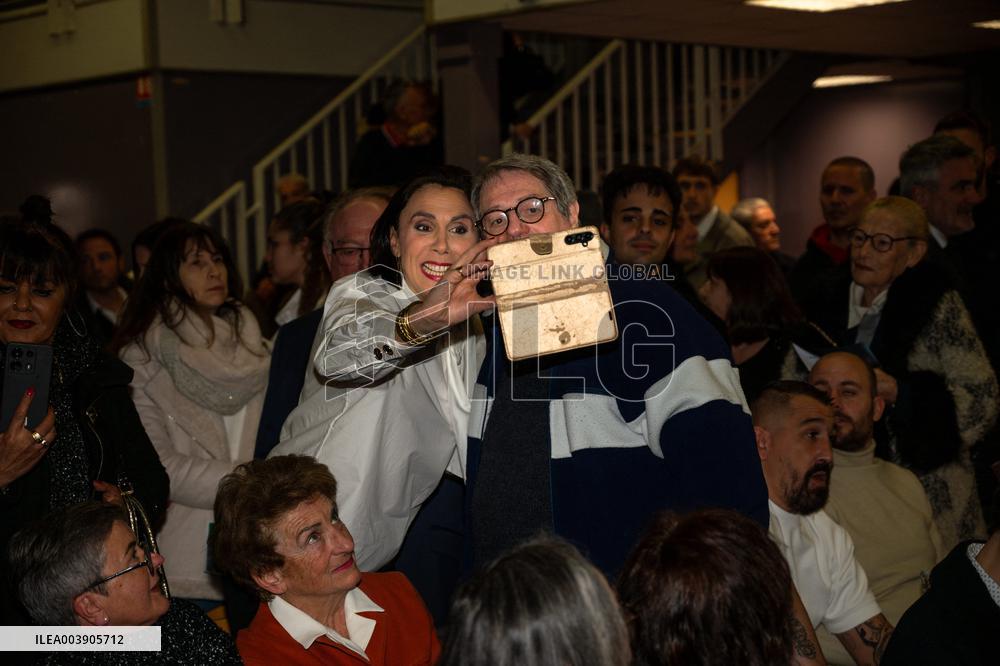Jordan Bardella At 2025 New Year's Ceremony of Laure Lavalette - La Vallette-du-Var
