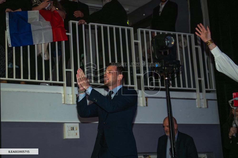 Jordan Bardella At 2025 New Year's Ceremony of Laure Lavalette - La Vallette-du-Var