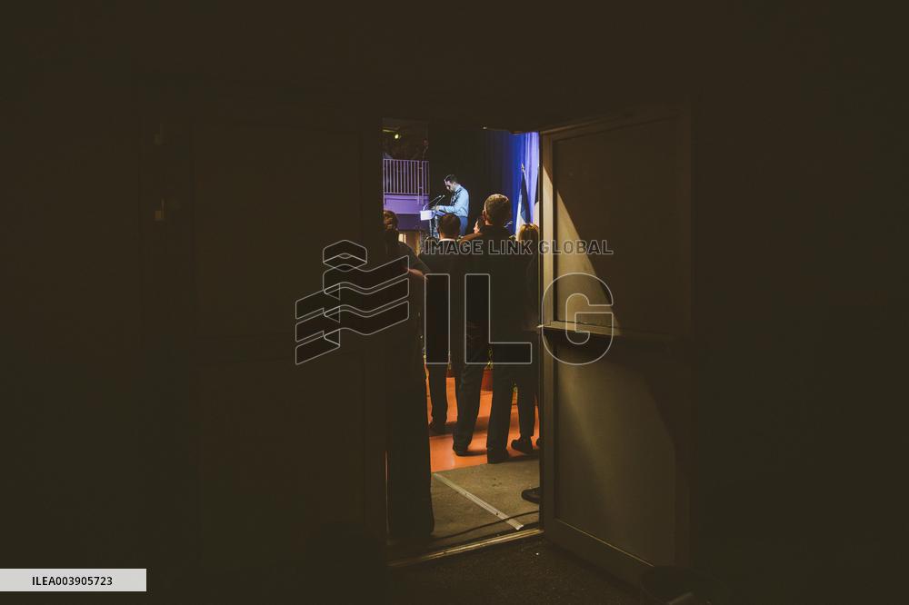 Jordan Bardella At 2025 New Year's Ceremony of Laure Lavalette - La Vallette-du-Var