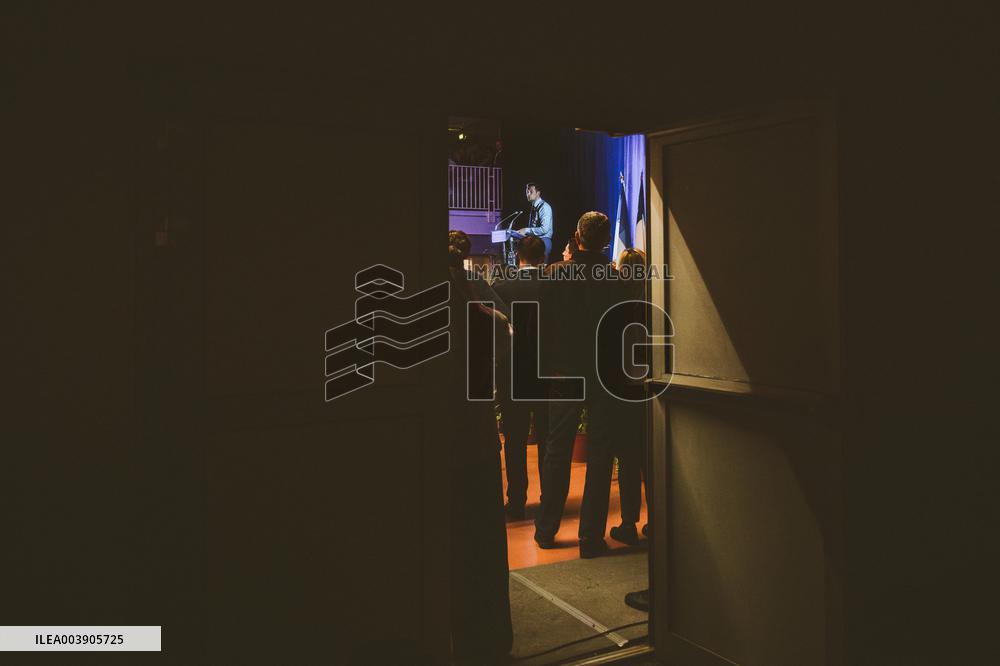 Jordan Bardella At 2025 New Year's Ceremony of Laure Lavalette - La Vallette-du-Var