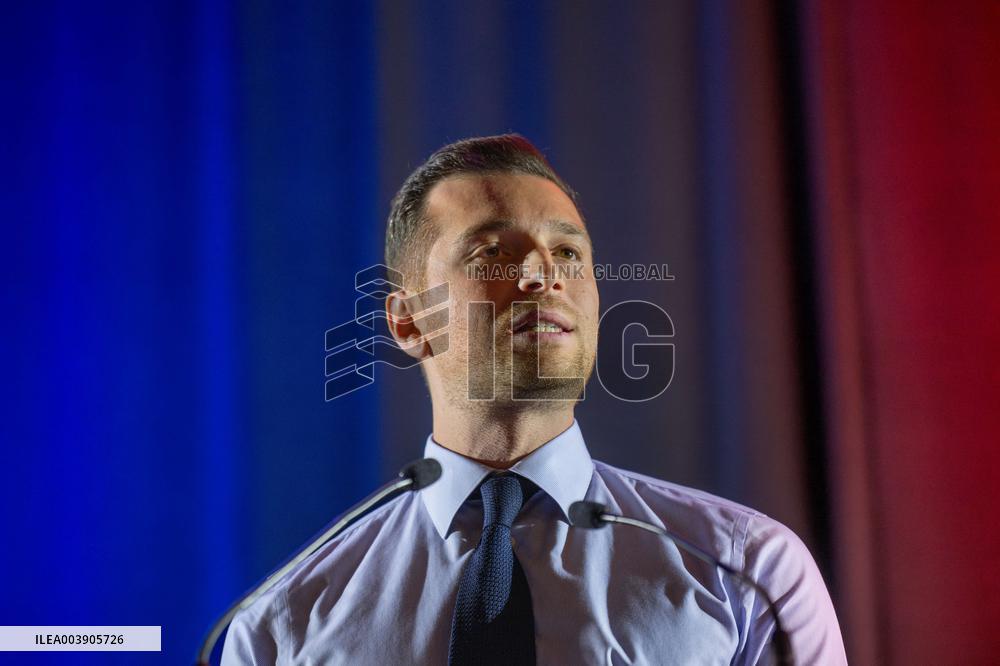 Jordan Bardella At 2025 New Year's Ceremony of Laure Lavalette - La Vallette-du-Var